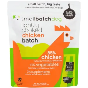 Small Batch Lightly Cooked Chicken Dog Food
