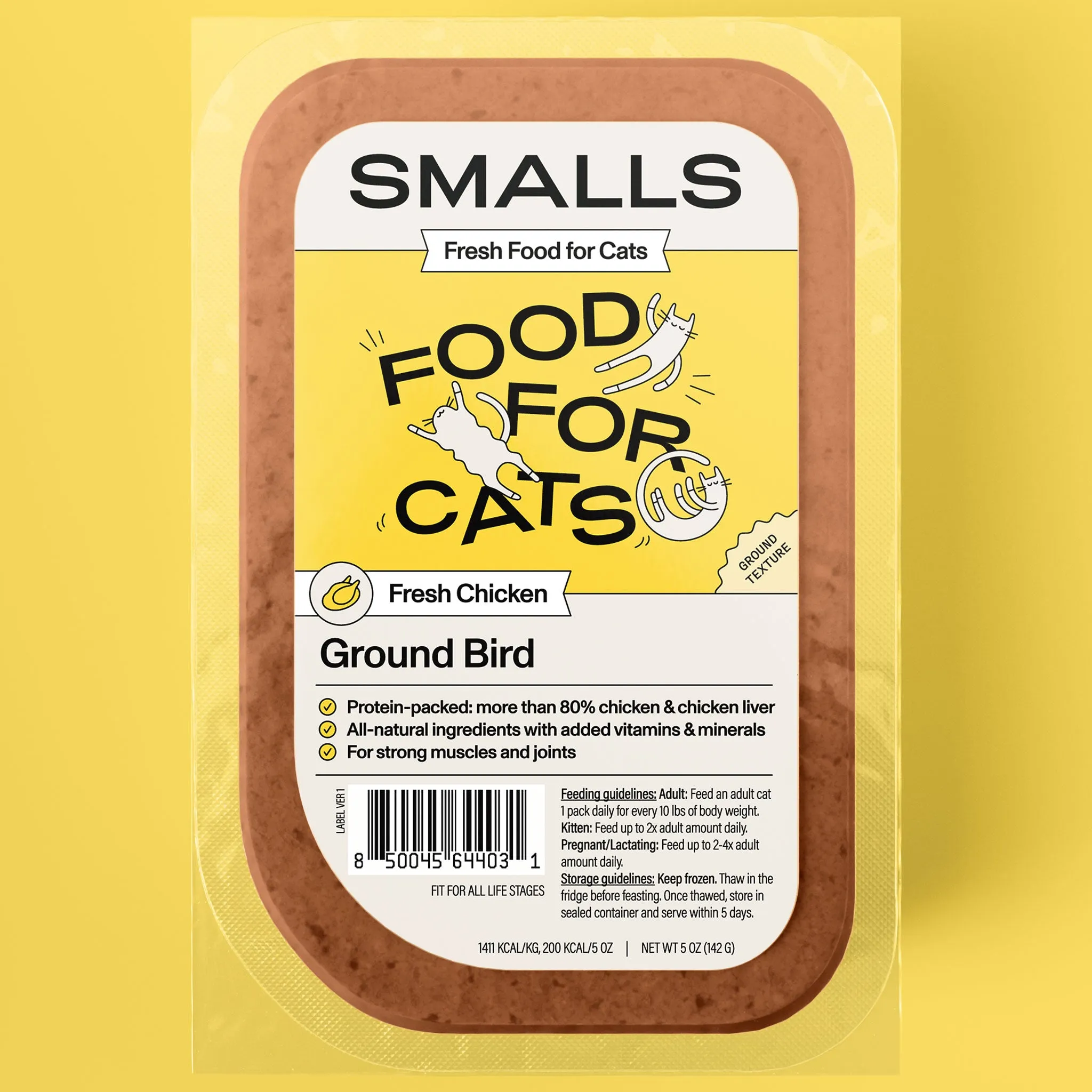 Smalls Ground Bird Chicken Cat Food