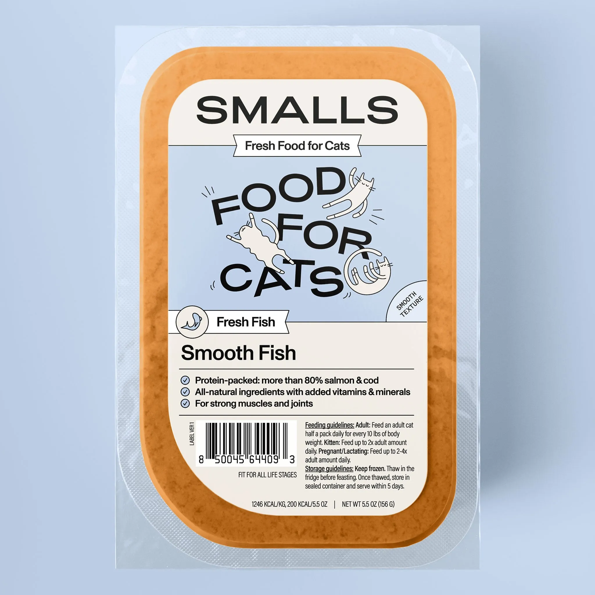 Smalls Smooth Fish Salmon & Cod Cat Food