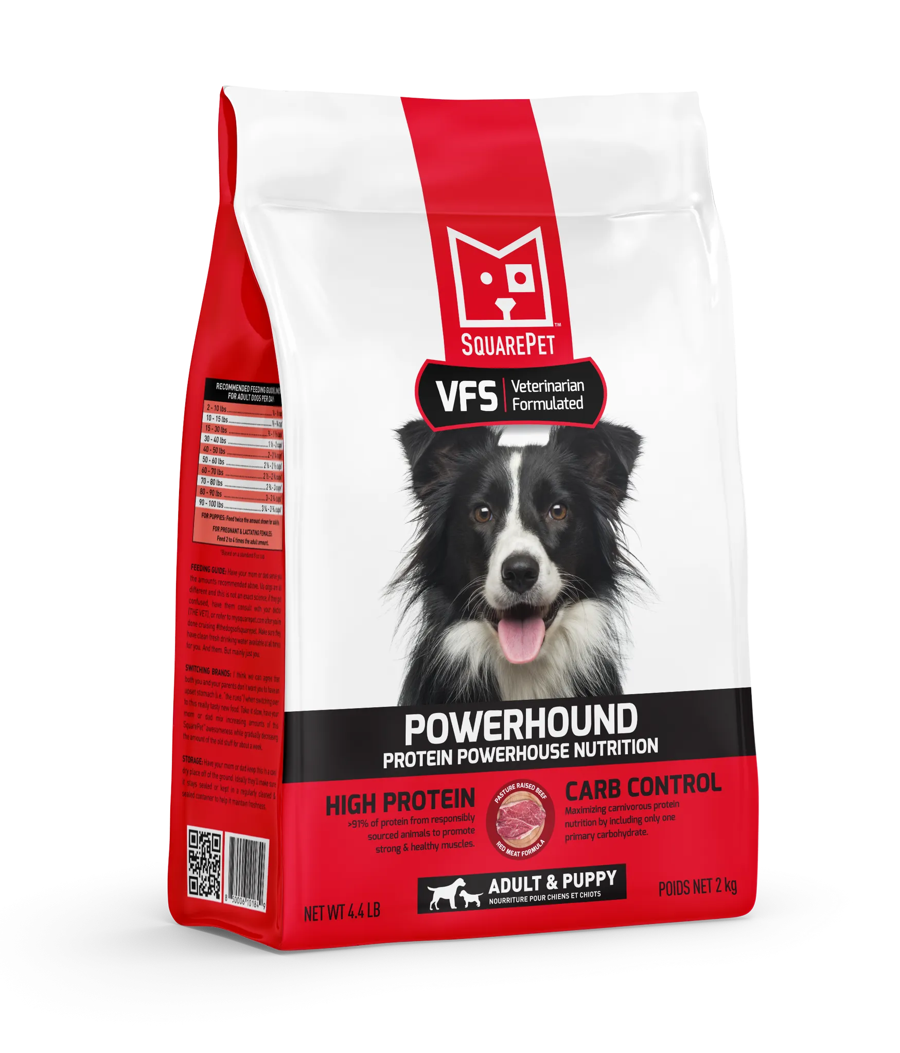 SquarePet® VFS® POWERHOUND™ Red Meat for Dogs