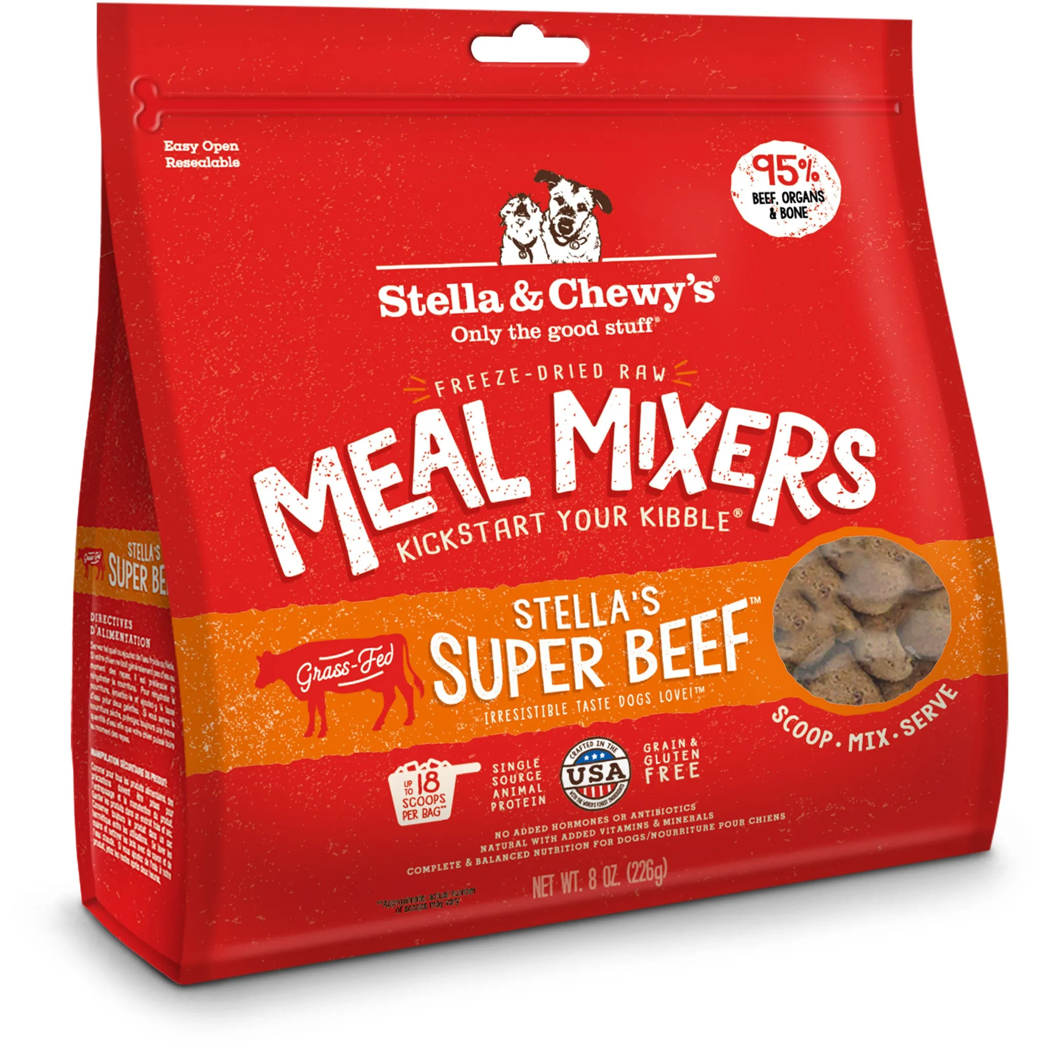 Stella & Chewy's Meal Mixers Beef Dog Food