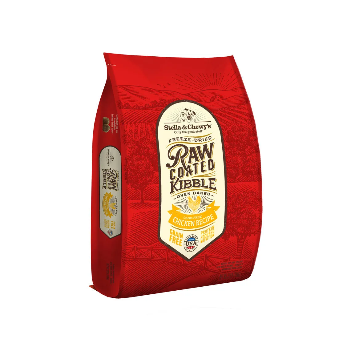 Stella & Chewy's Raw Coated Kibble Cage Free Chicken Recipe Dry Dog Food
