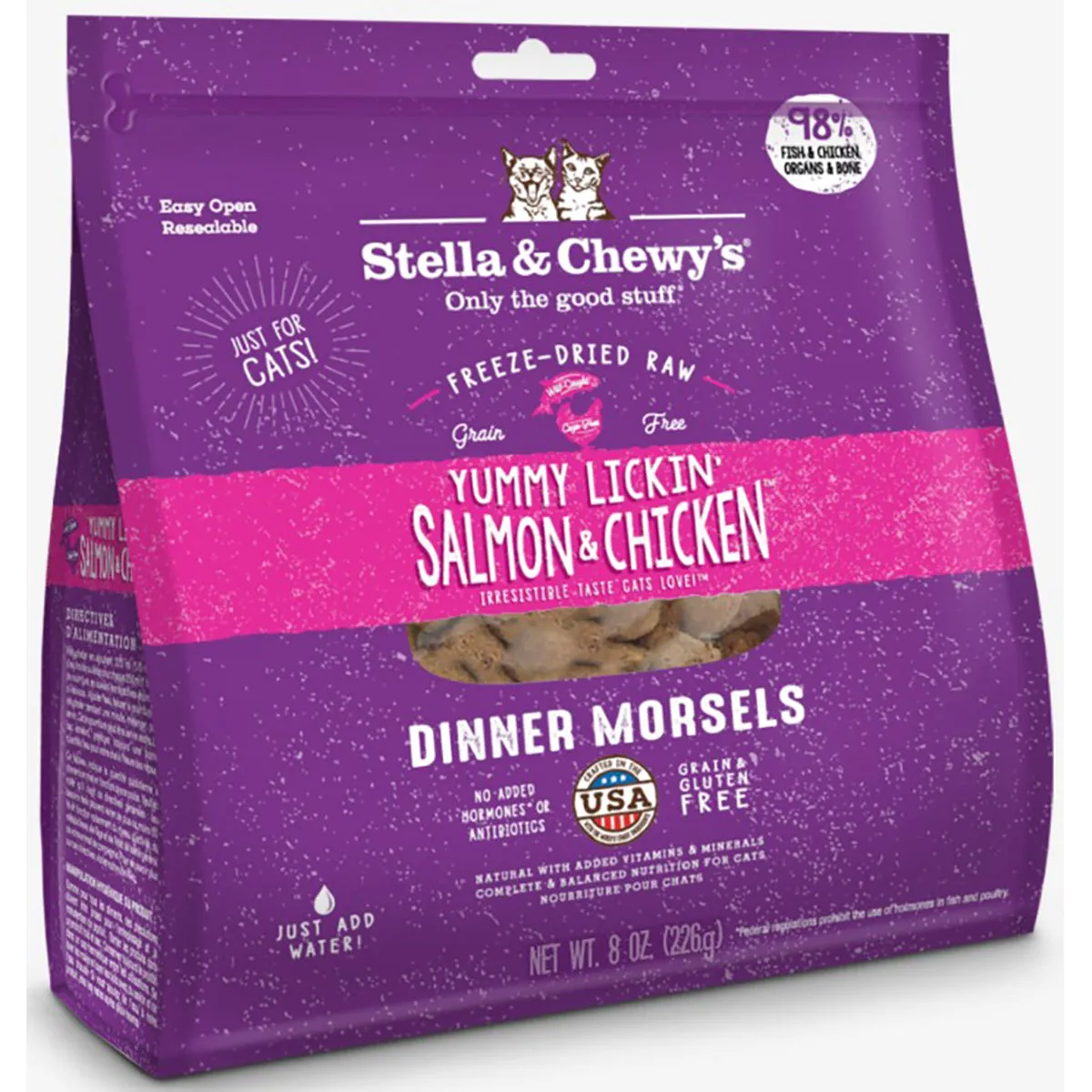 Stella & Chewy's Salmon & Chicken Dinner Morsels Cat Food - 8oz