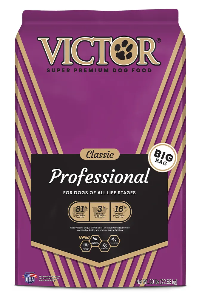 Victor Classic Professional Dry Dog Food, 40lb