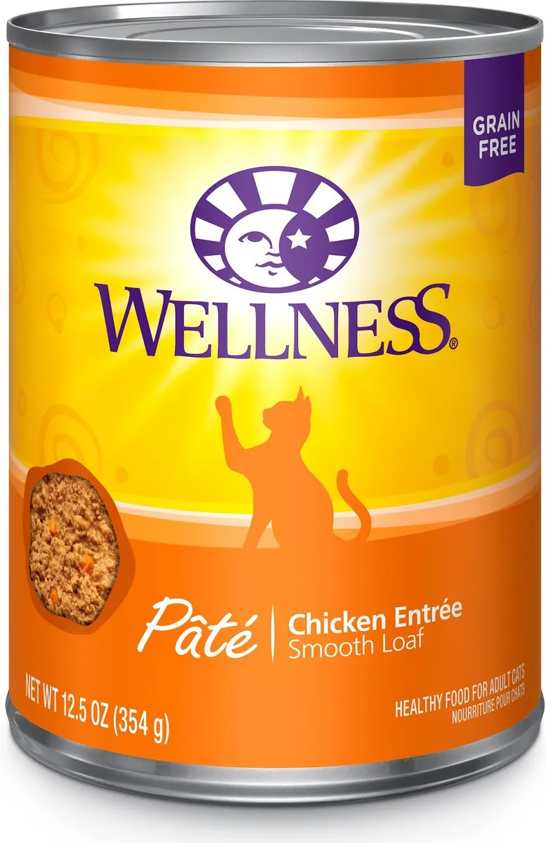 Wellness Complete Health Natural Grain Free Chicken Pate Wet Canned Cat Food