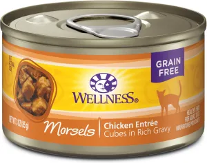Wellness Grain-free Natural Cubed Chicken Recipe Wet Canned Cat Food