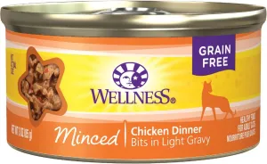 Wellness Grain Free Natural Minced Chicken Dinner Wet Canned Cat Food