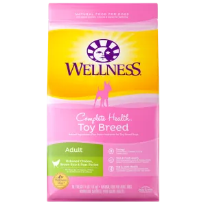 Wellness Toy Breed Complete Health Adult Deboned Chicken, Brown Rice & Peas Recipe Dry Dog Food