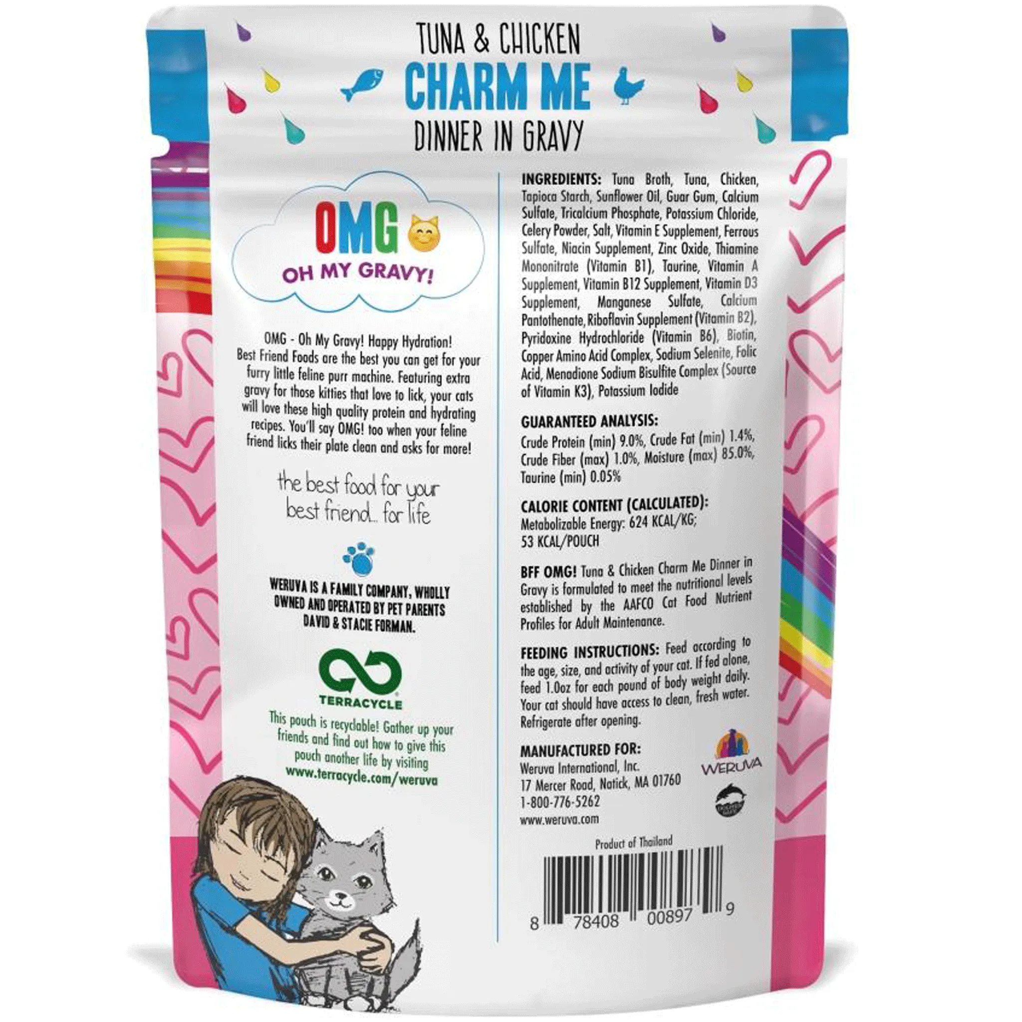 Weruva BFF Pouch Charm Me Cat Food - 3 oz