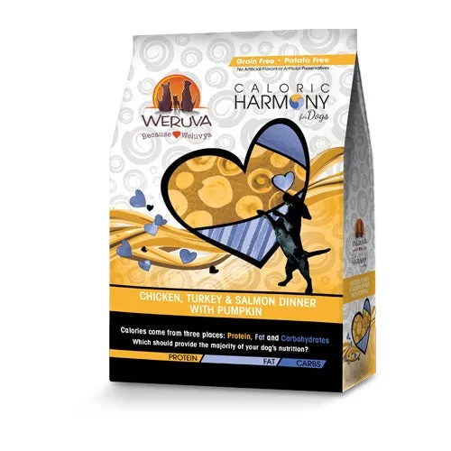 Weruva Caloric Harmony Chicken, Turkey & Salmon Dinner with Pumpkin Dry Dog Food