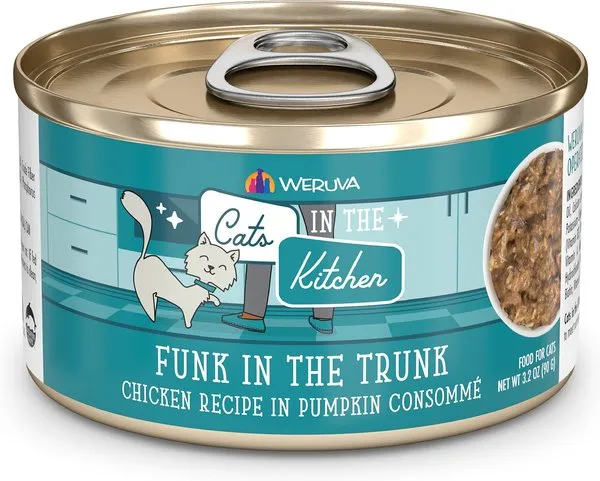 Weruva Funk in the Trunk Chicken and Pumpkin Recipe Canned Cat Food
