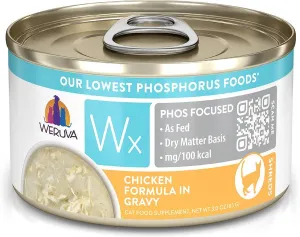 Weruva Wx Phos Focused Chicken Formula in Gravy Grain-Free Wet Cat Food