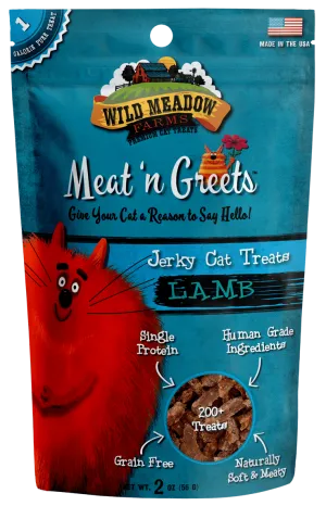 Wild Meadow Farms Lamb Meat'N Greets Treats for Cats