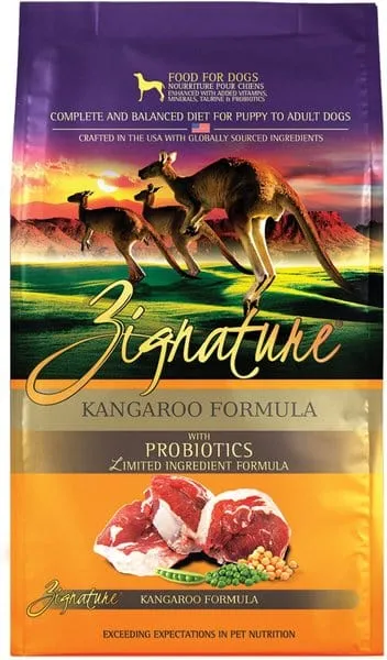 Zignature Grain Free Limited Ingredient Kangaroo Formula