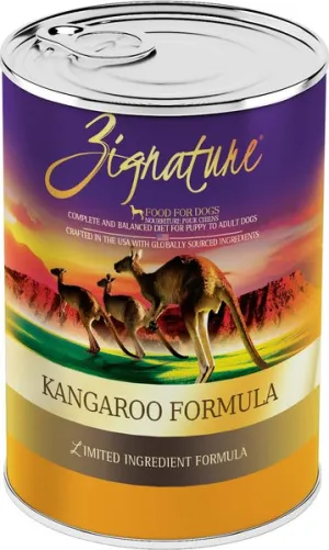 Zignature Kangaroo Limited Ingredient Grain-Free Canned Food for Dogs
