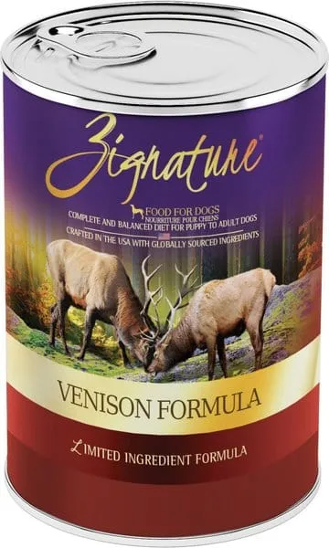 Zignature Limited Ingredient Diet Grain Free Venison Formula Canned Dog Food
