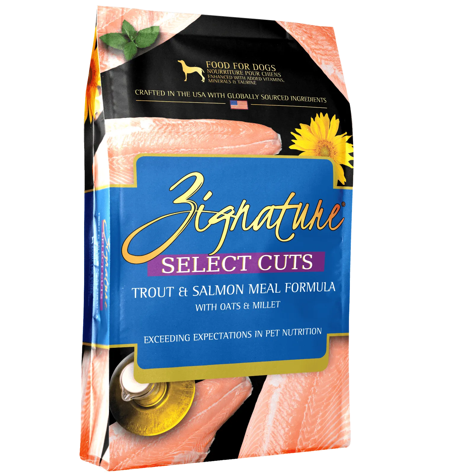 Zignature Select Cuts Trout & Salmon Formula Dry Dog Food