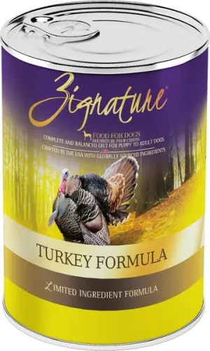 Zignature Turkey Limited Ingredient formula Grain-Free Canned Food for Dogs