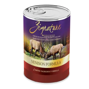Zignature Venison Canned Dog Food
