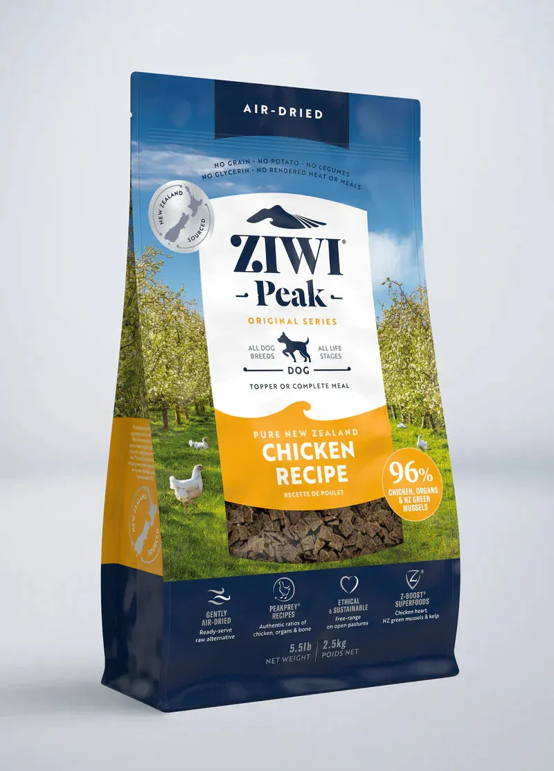 Ziwi Peak Air-Dried Free-Range Chicken Dry Dog Food