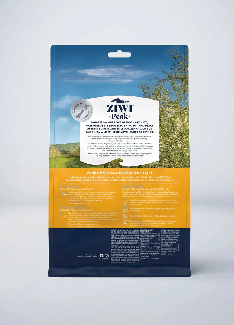 Ziwi Peak Air-Dried Free-Range Chicken Dry Dog Food