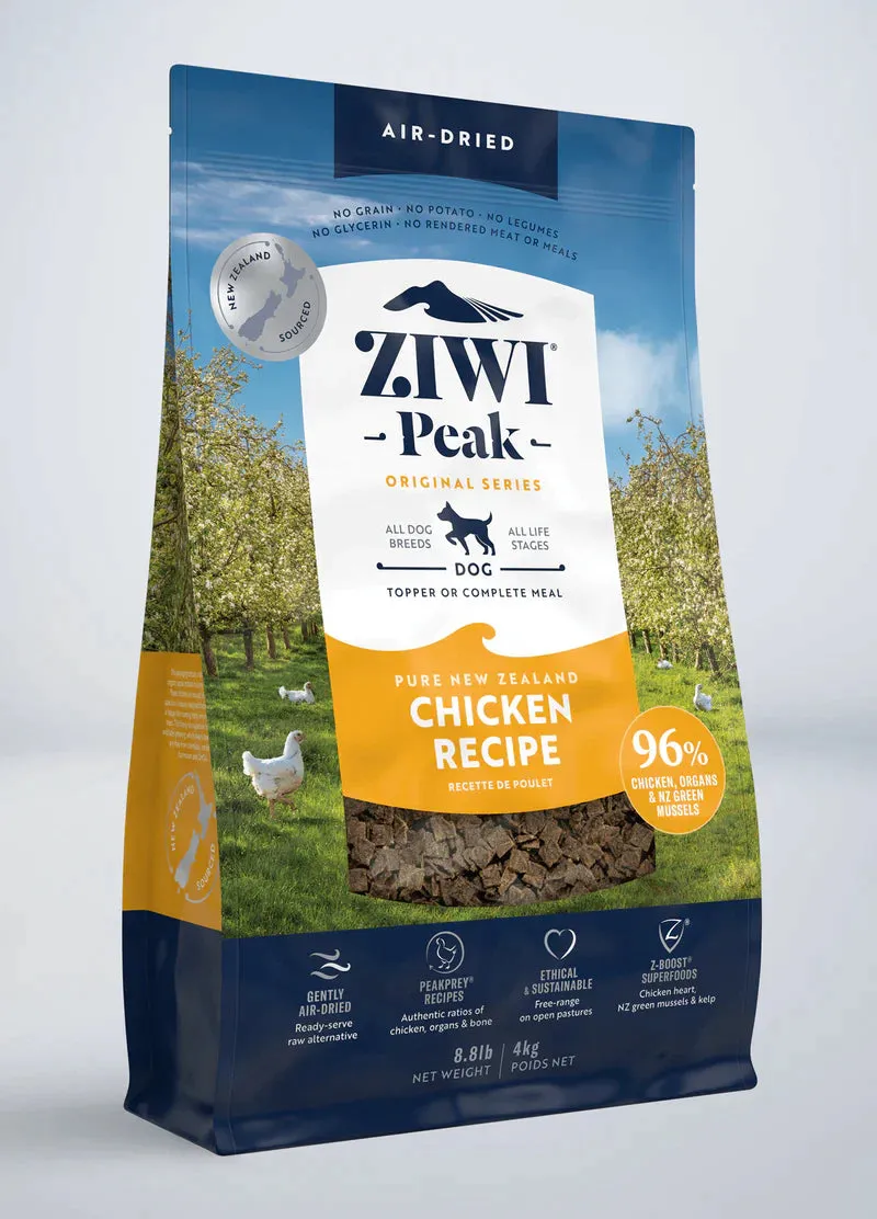 Ziwi Peak Air-Dried Free-Range Chicken Dry Dog Food