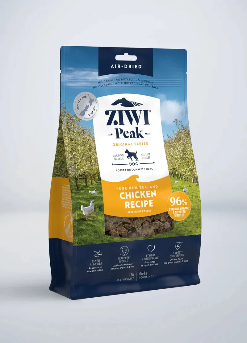 Ziwi Peak Air-Dried Free-Range Chicken Dry Dog Food