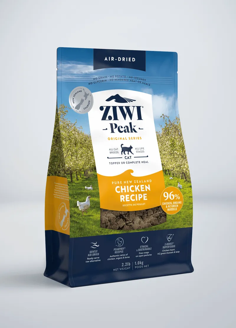 ZIWI Peak Grain Free Air-Dried Free-Range Chicken Dry Cat Food