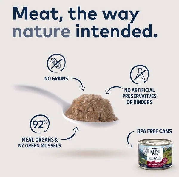 ZIWI Peak Grain Free Venison Recipe Canned Cat Food