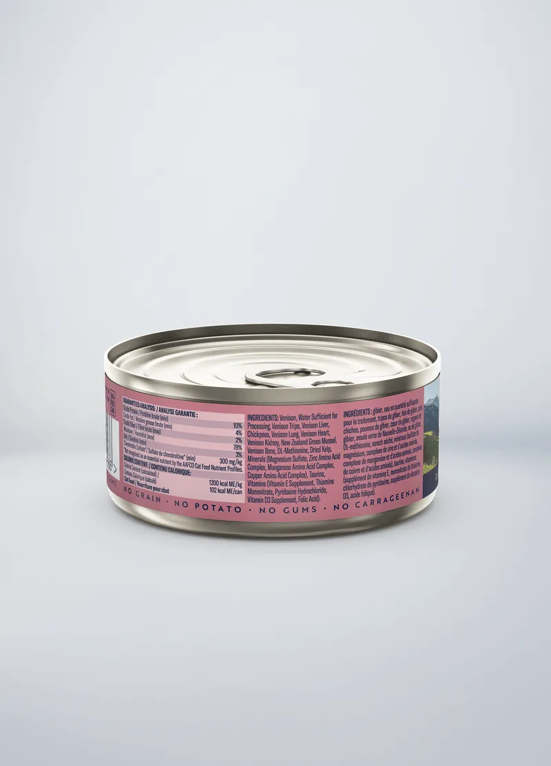 ZIWI Peak Grain Free Venison Recipe Canned Cat Food